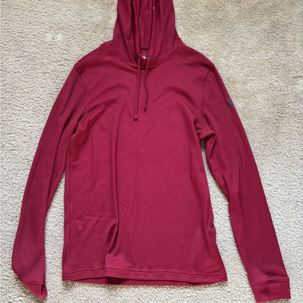 Under Armour Maroon Loose Fit Hoodie